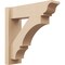 Ekena Millwork 6-in W x 20-in D x 20-in H Balboa Trad Rough Cedar Woodgrain TimberThane Outlooker, Primed Tan OUTUR060X20X20BOA04RCPR - alternate 1